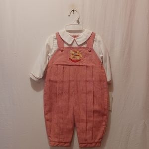 NWT size 3 month Friedknit Creations boys jon jon